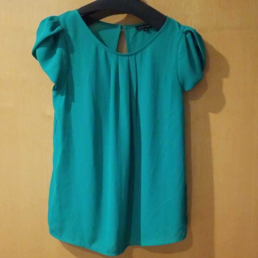 Pretty Petal Cap Sleeve Blouse